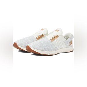 New Balance Cream & Light Gray Sneakers